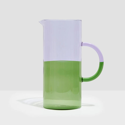 Two Tone Pitcher - Lilac + Green Fazeek