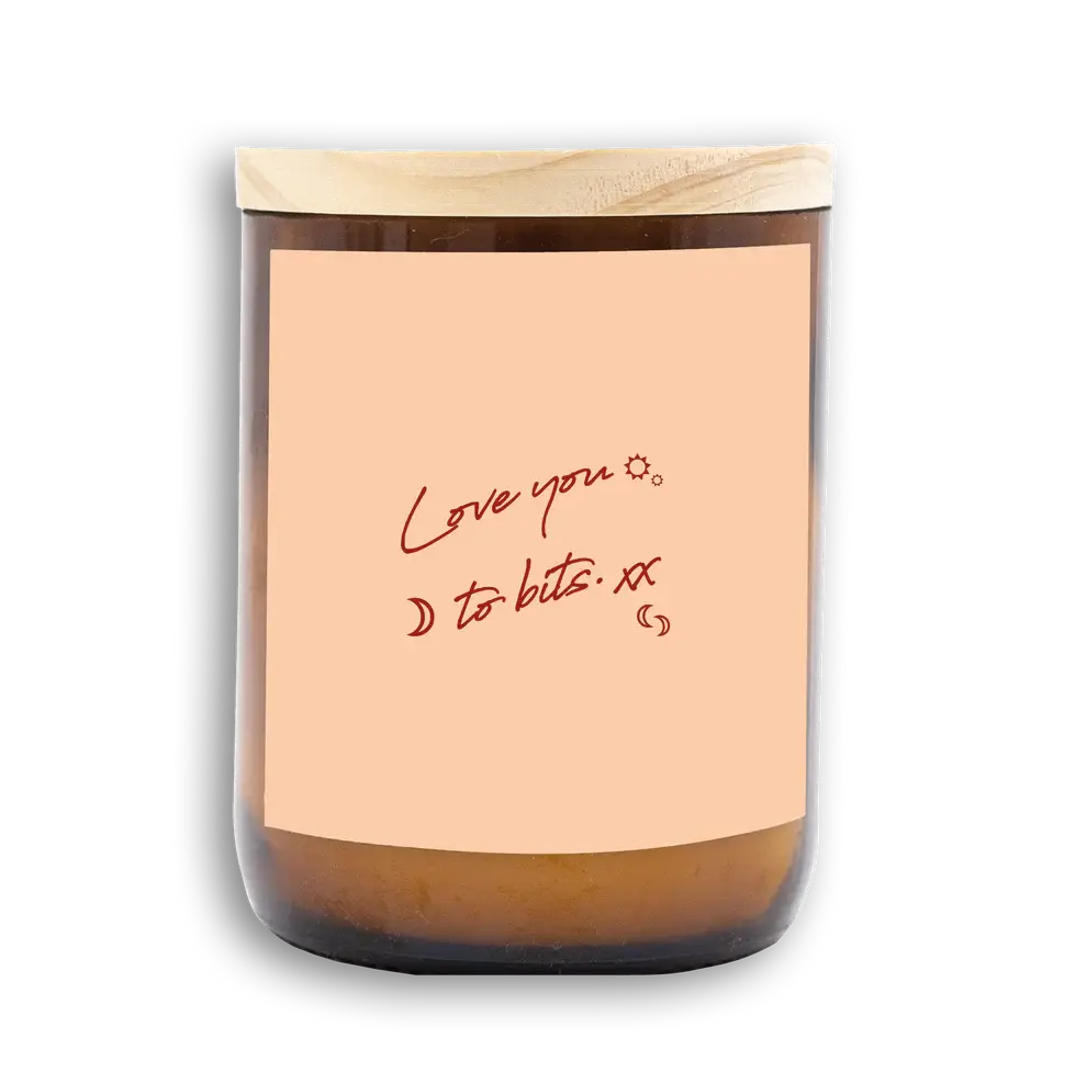 Happy Days - Love you to Bits Candle The Commonfolk Traders