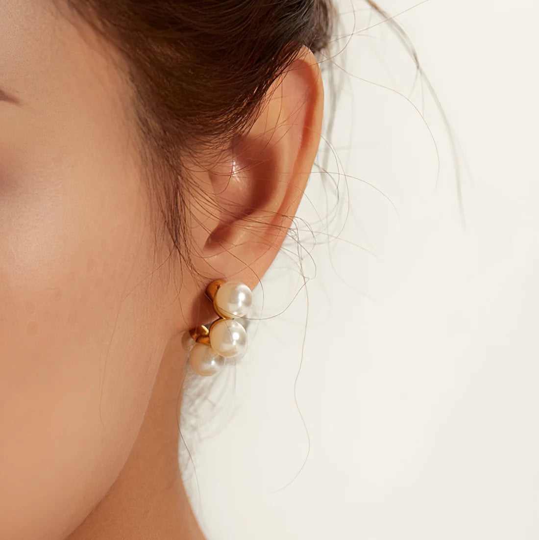 Pia Earrings - Gold Tania Claire