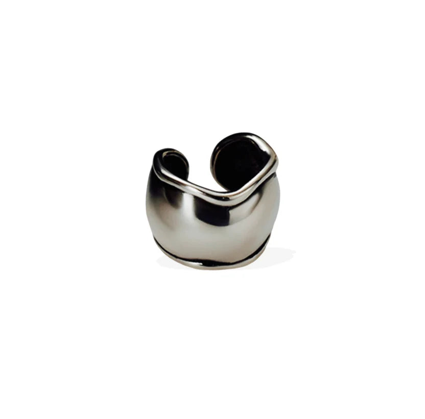 Mila Chunky Ear Cuff - Silver