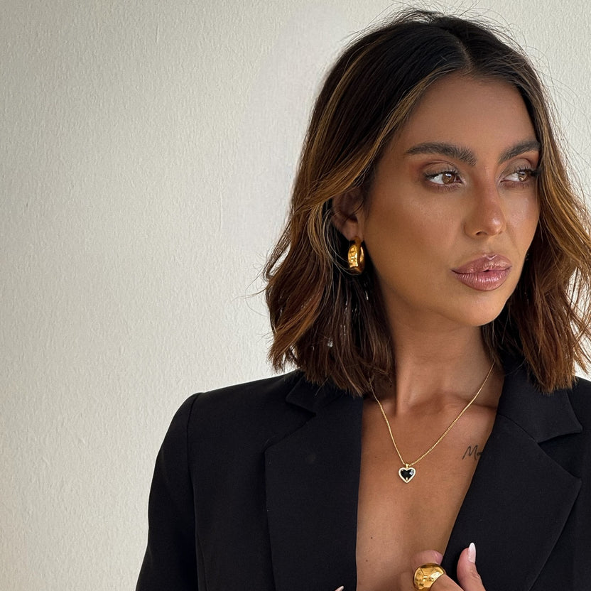 Impero Hoop Earrings - Gold Zaya Collective