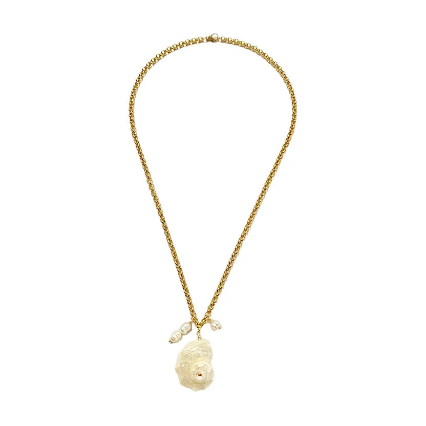 Kalia Shell Chain Necklace Zaya Collective