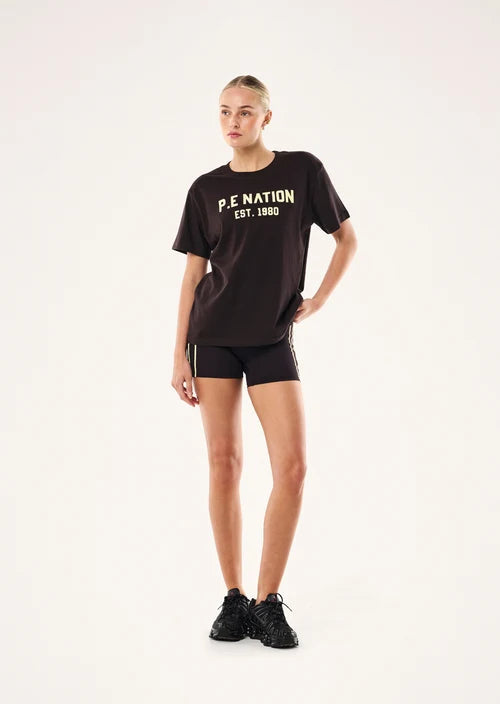 Infinity Relaxed Tee - Black Bean P.E Nation