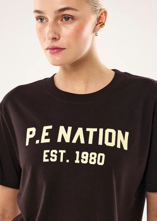 Infinity Relaxed Tee - Black Bean P.E Nation