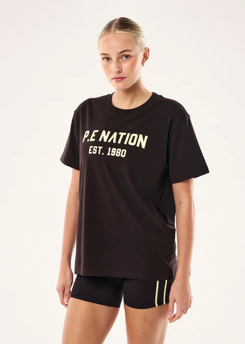 Infinity Relaxed Tee - Black Bean P.E Nation