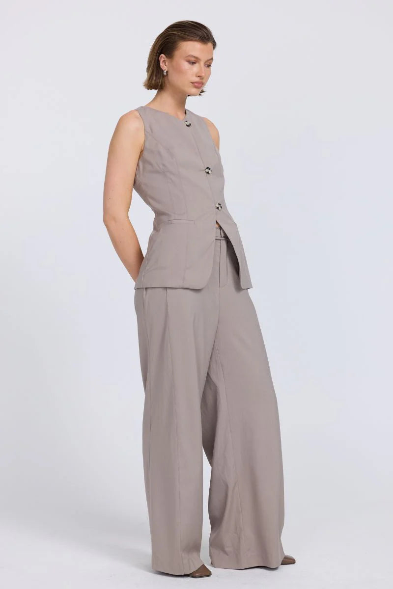 Iona Bodice - Taupe Sovere