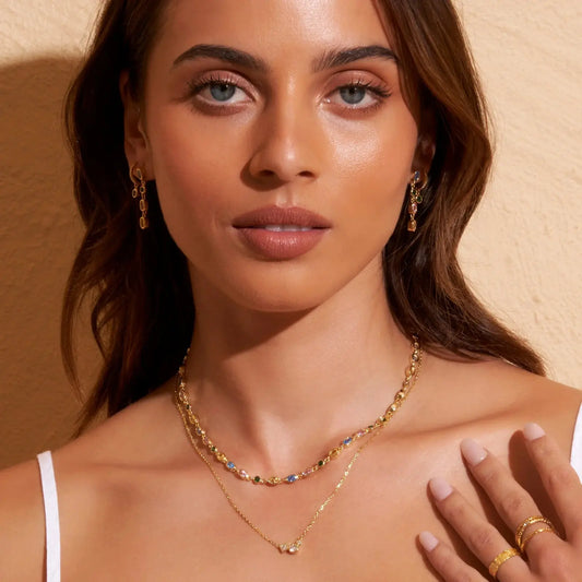 Isadora Gold Necklace - Multi Arms of Eve