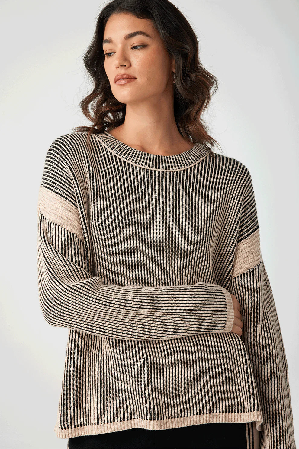 Josie Sweater - Graphite Arcaa at Cloth In Brick 02