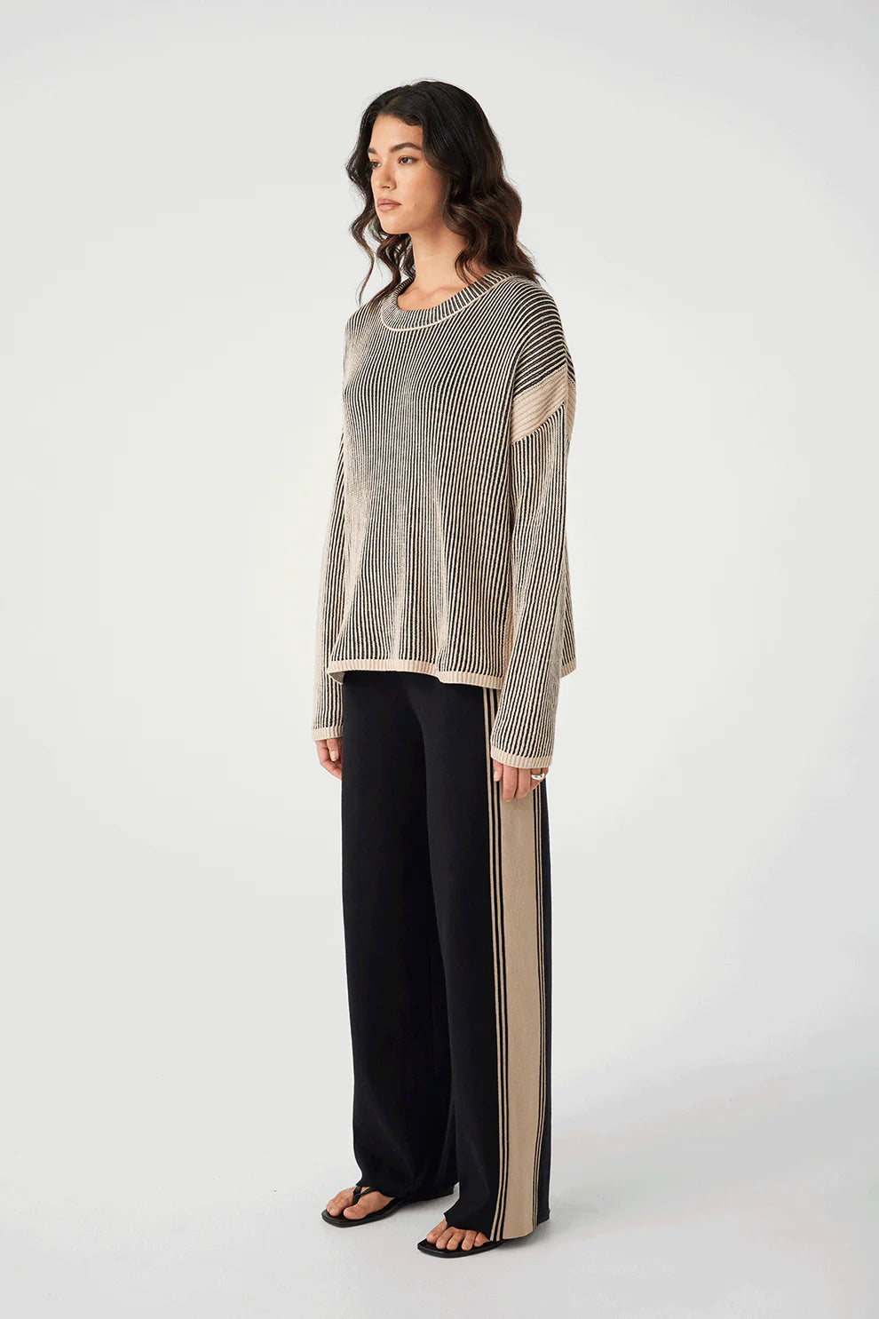 Josie Sweater - Graphite Arcaa at Cloth In Brick 04