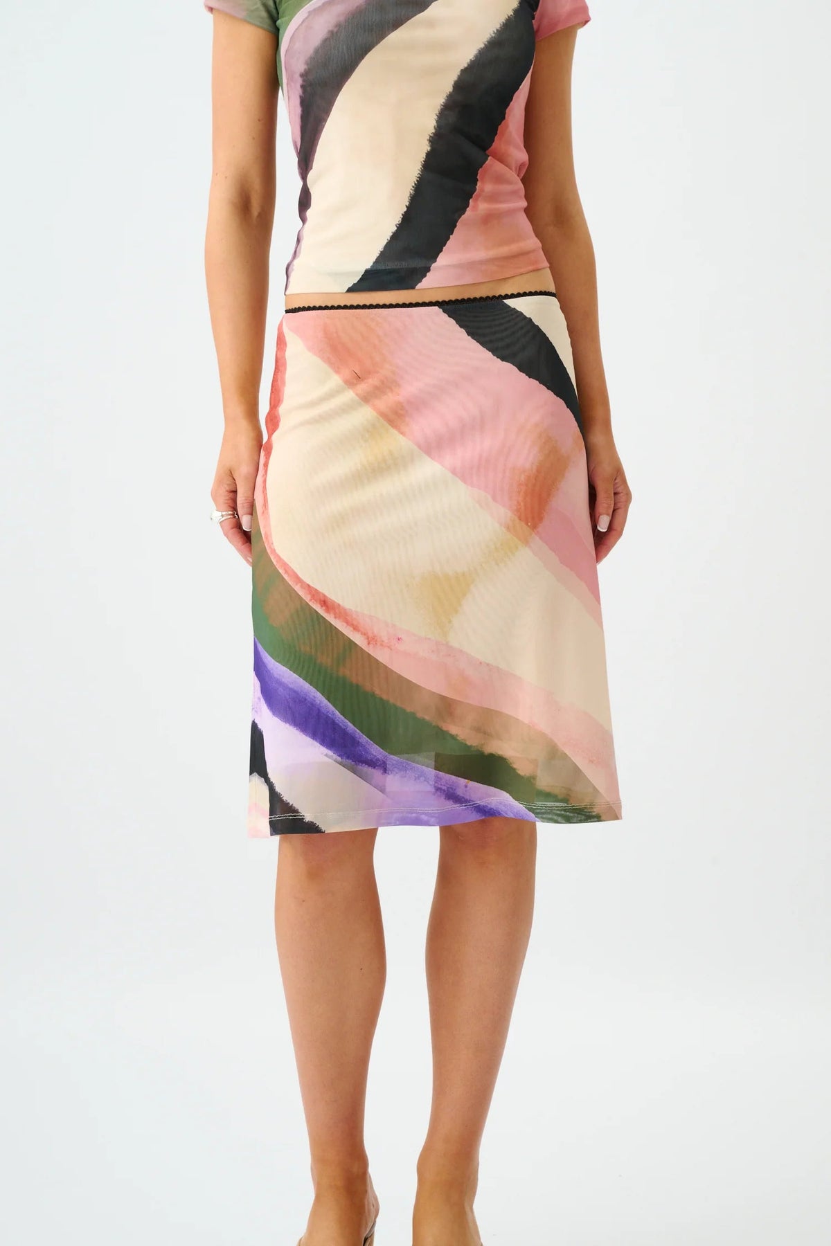 Midi Skirt - Wave With Harper Lu