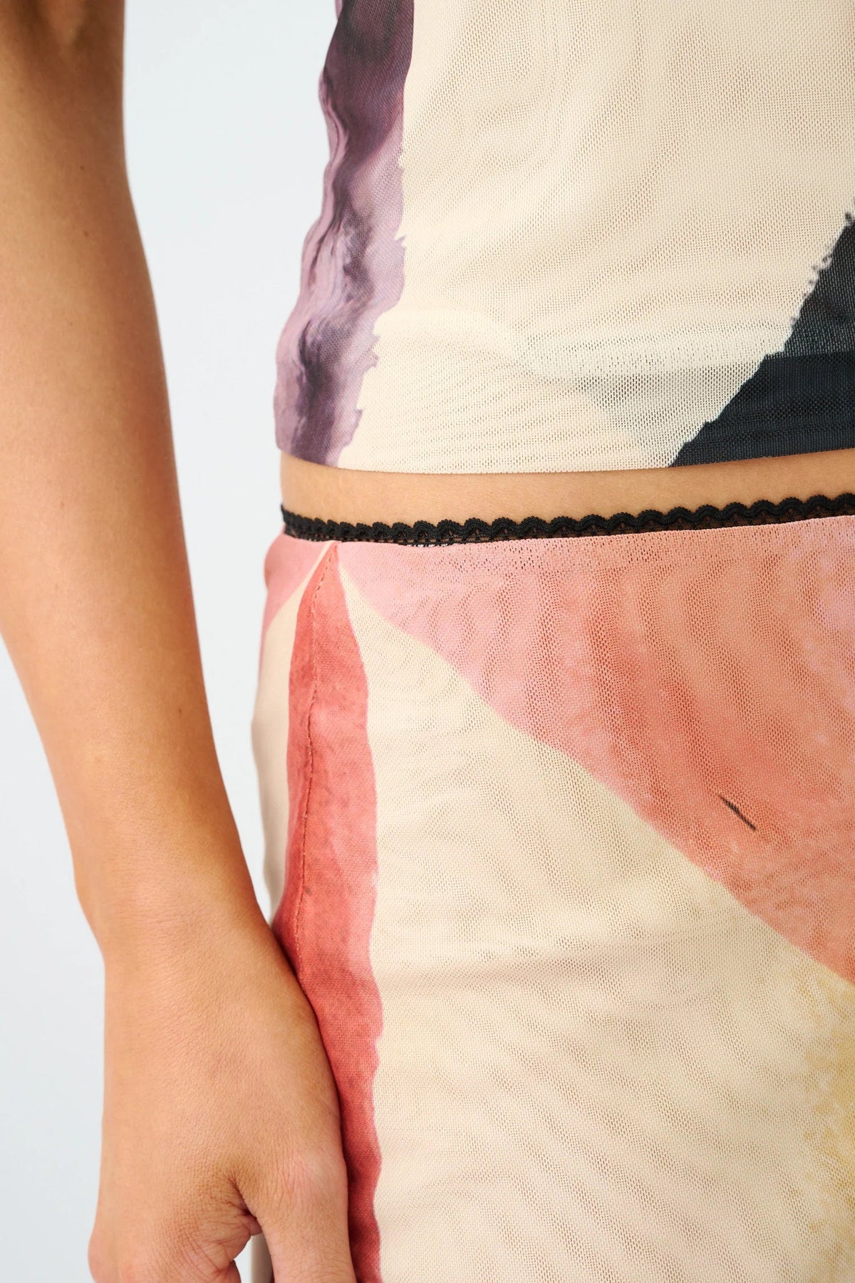 Midi Skirt - Wave With Harper Lu
