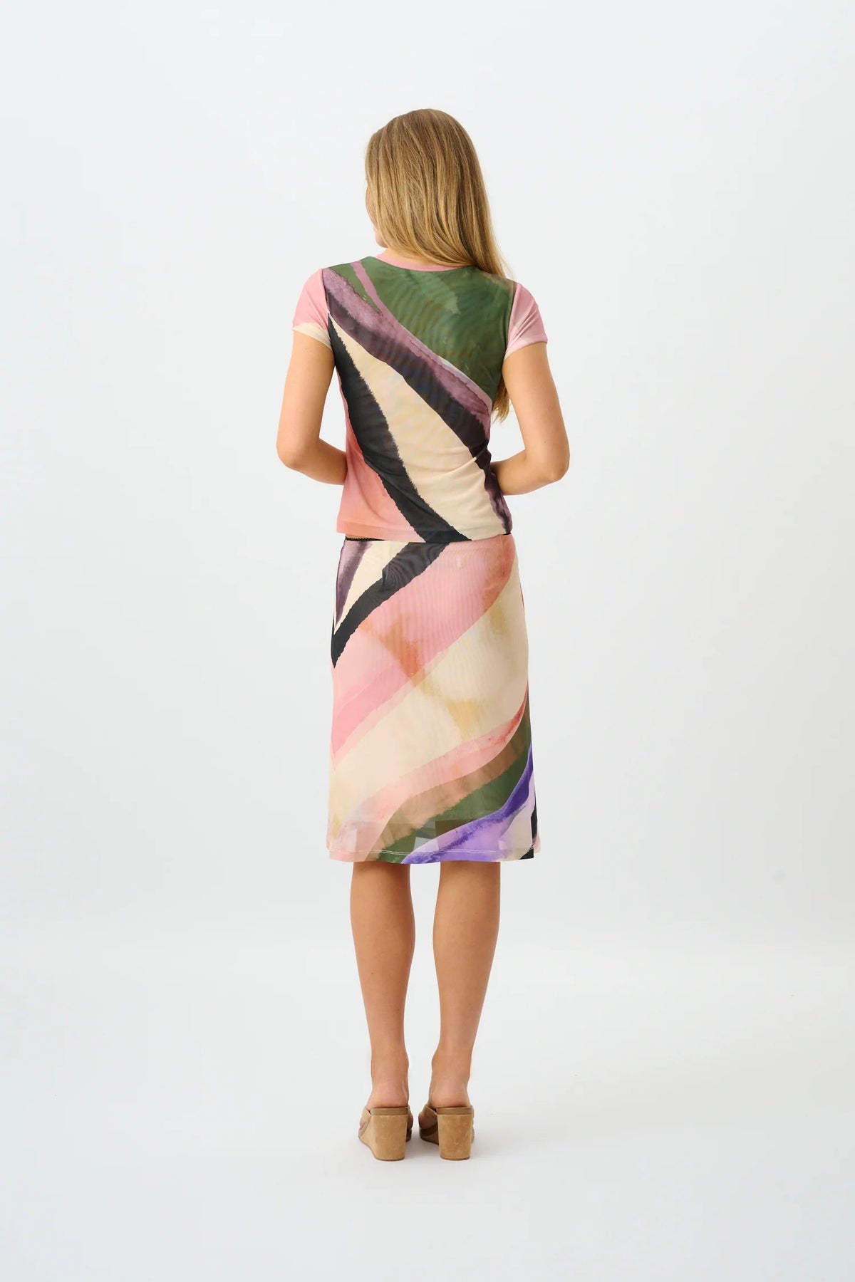 Midi Skirt - Wave With Harper Lu