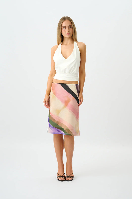 Midi Skirt - Wave With Harper Lu