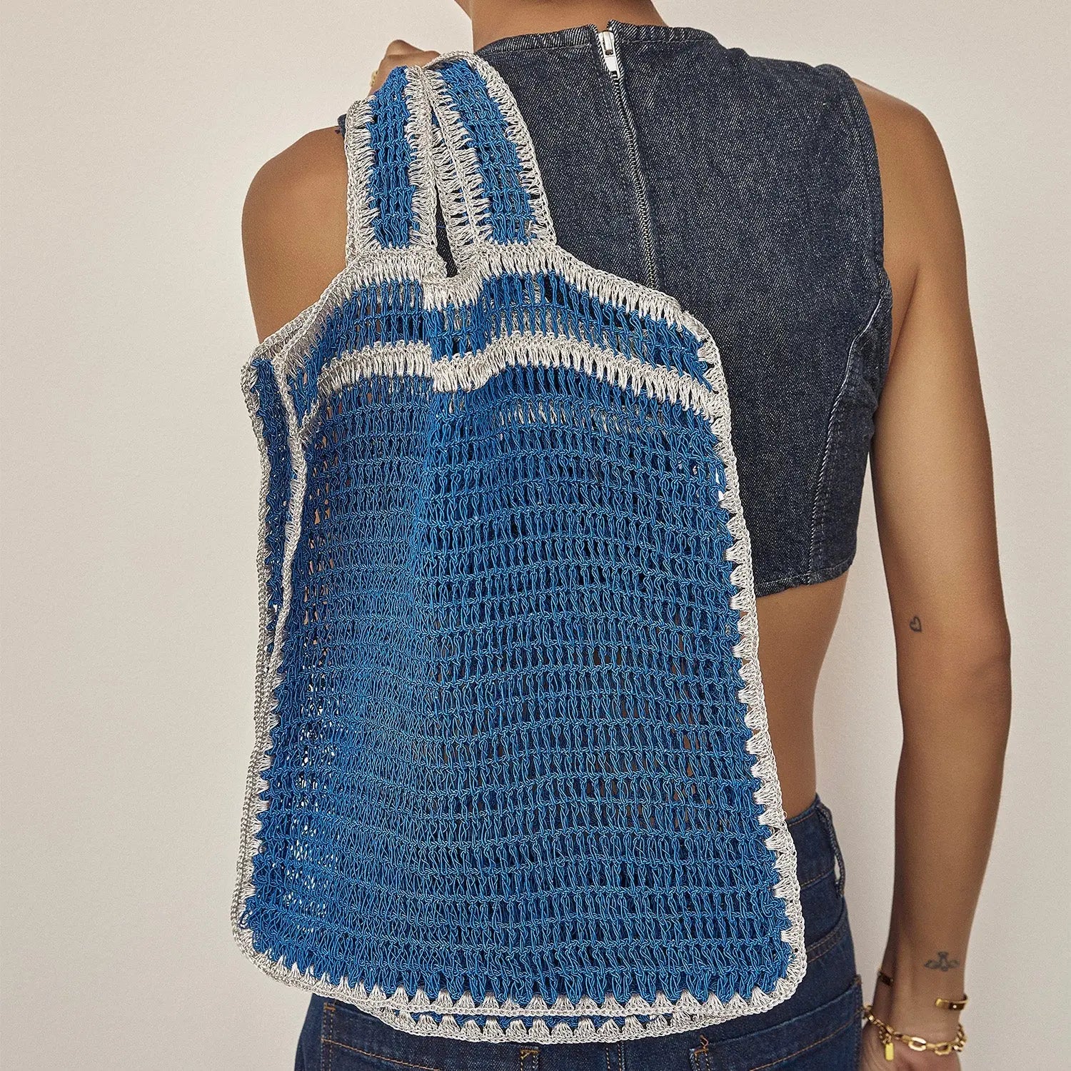 Lani Beach Bag - Blueberry Arms of Eve