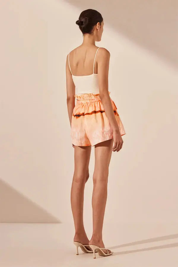 Larissa Utility Short - Peach/Multi Shona Joy