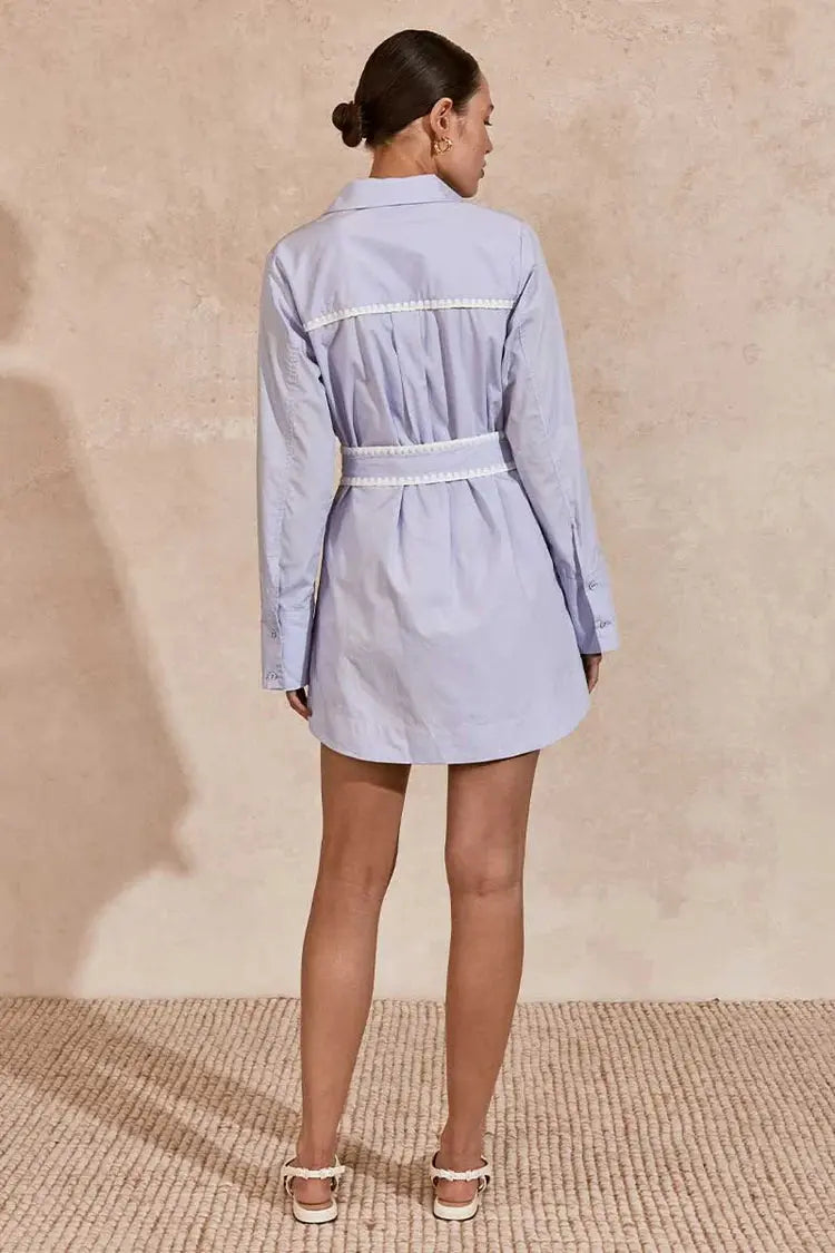 Lisle Mini Shirt Dress Mon Renn