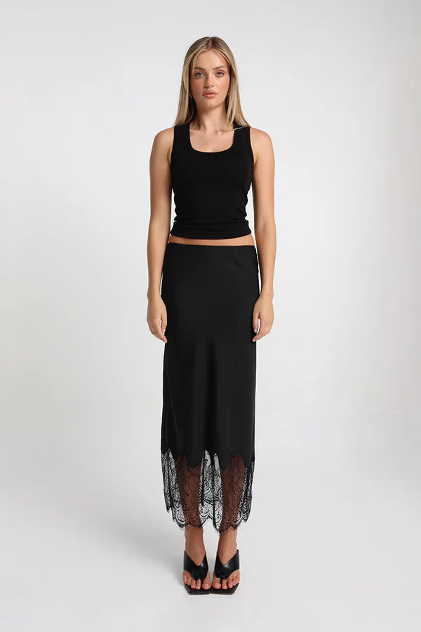 Luella Maxi skirt - Black Madison