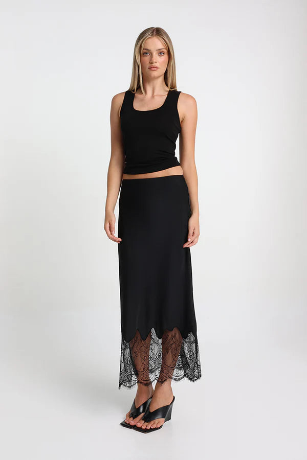 Luella Maxi skirt - Black Madison