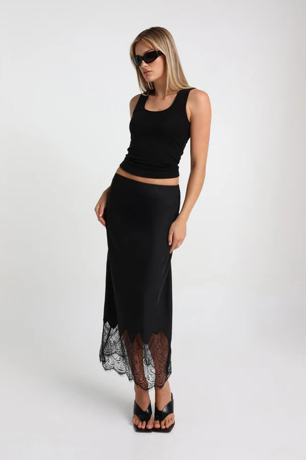 Luella Maxi skirt - Black Madison