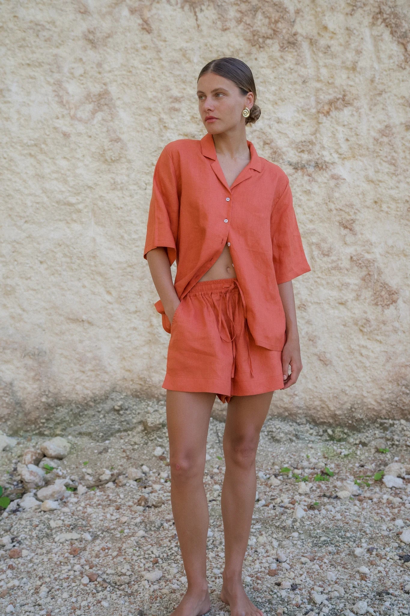 Lou Shirt - Pindan pops + co