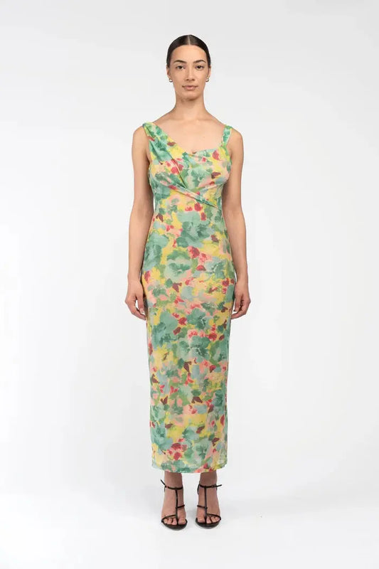 Lygia Stretch Dress - Flora One Fell Swoop