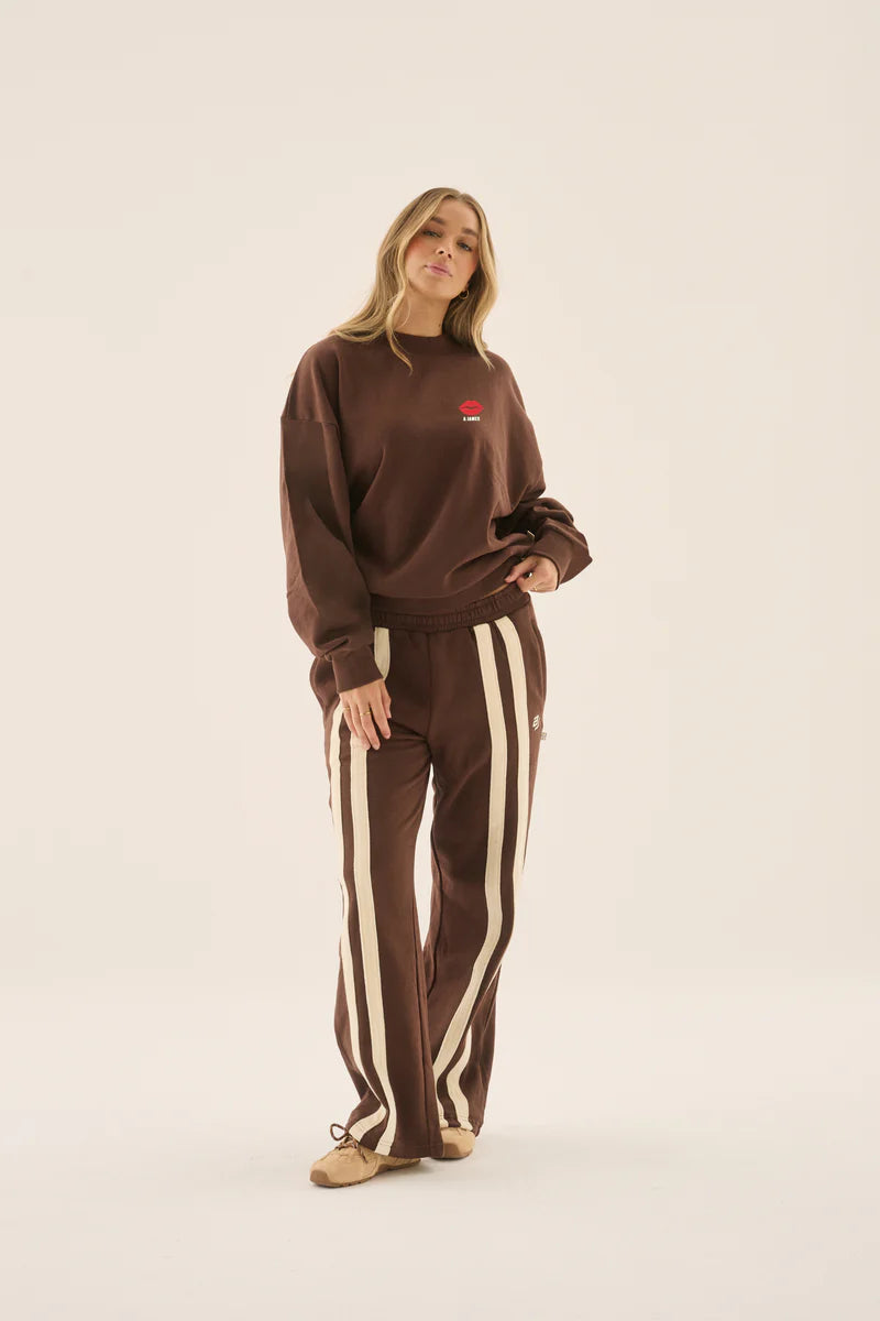 Cuba Cola Sweatshirt - Dark Chocolate Araminta James