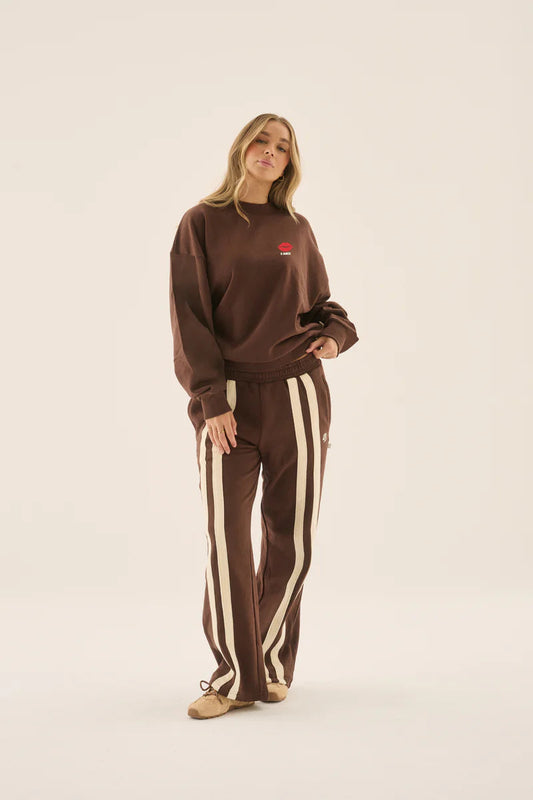 Cuba Cola Sweatshirt - Dark Chocolate Araminta James