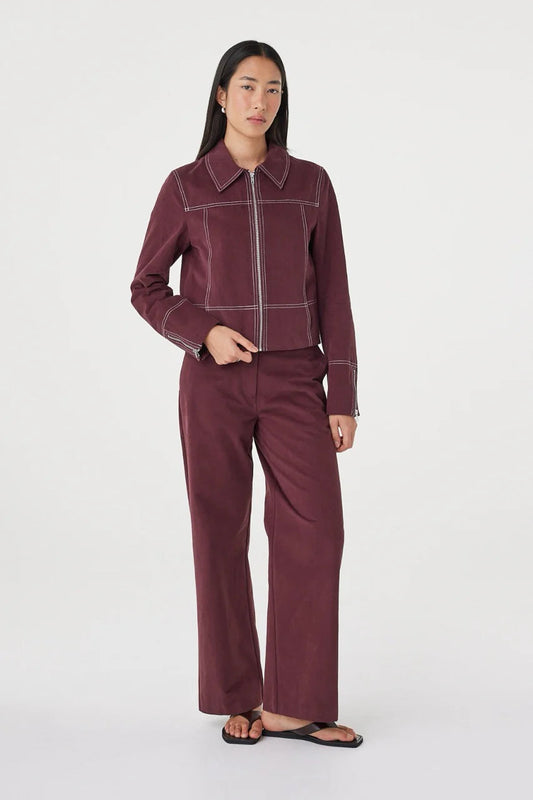 Benny Jacket - Merlot Arcaa