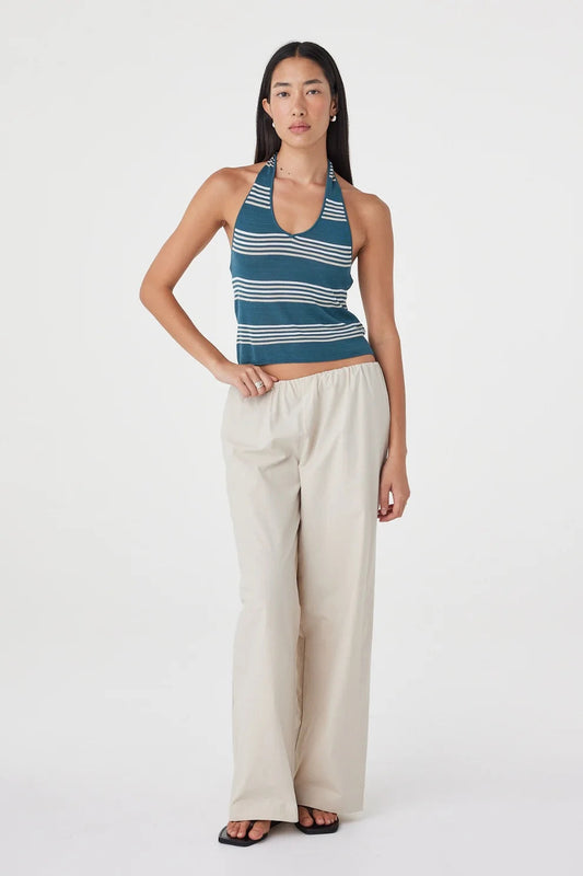Nuri Top - Teal Stripe Arcaa