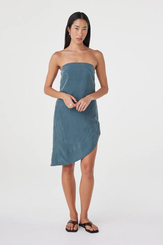 Rhea Dress - Teal Arcaa