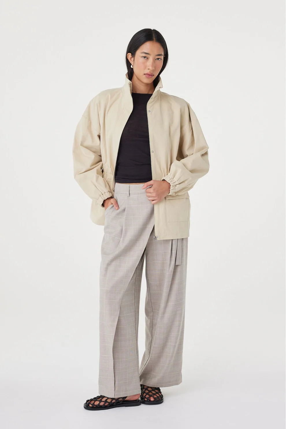 Amari Jacket - Beige Arcaa