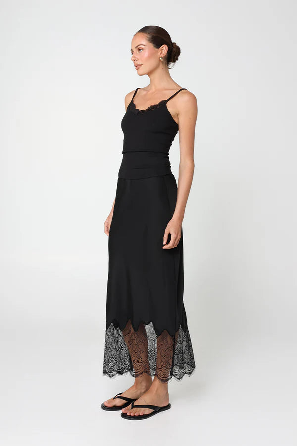 Maeve Top - Black Madison