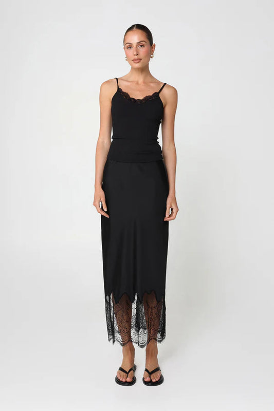 Maeve Top - Black Madison