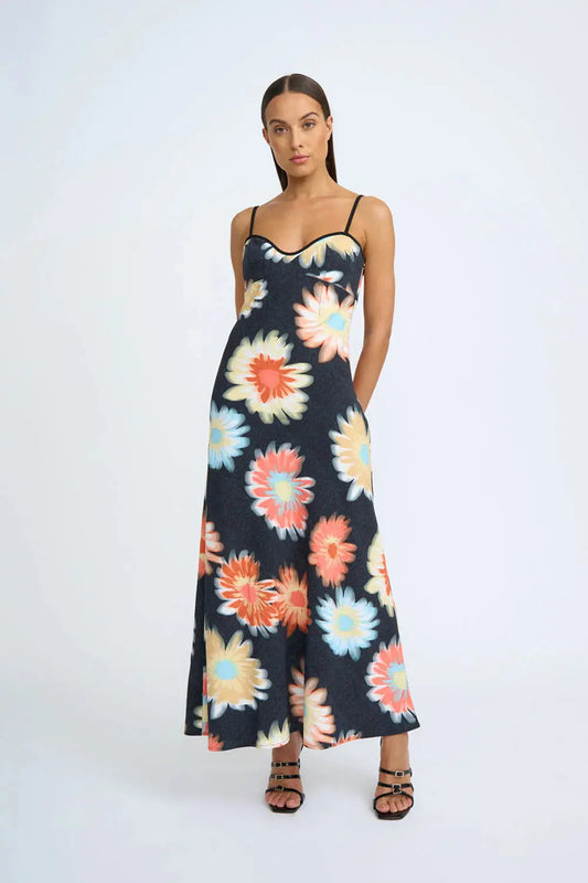 Malia Bias Midi Dress By Johnny