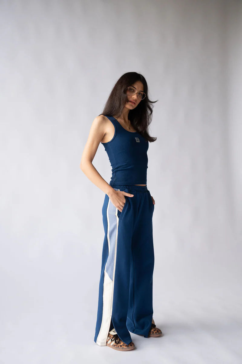 Mio Tank - Midnight Blue Araminta James at Cloth in Brick