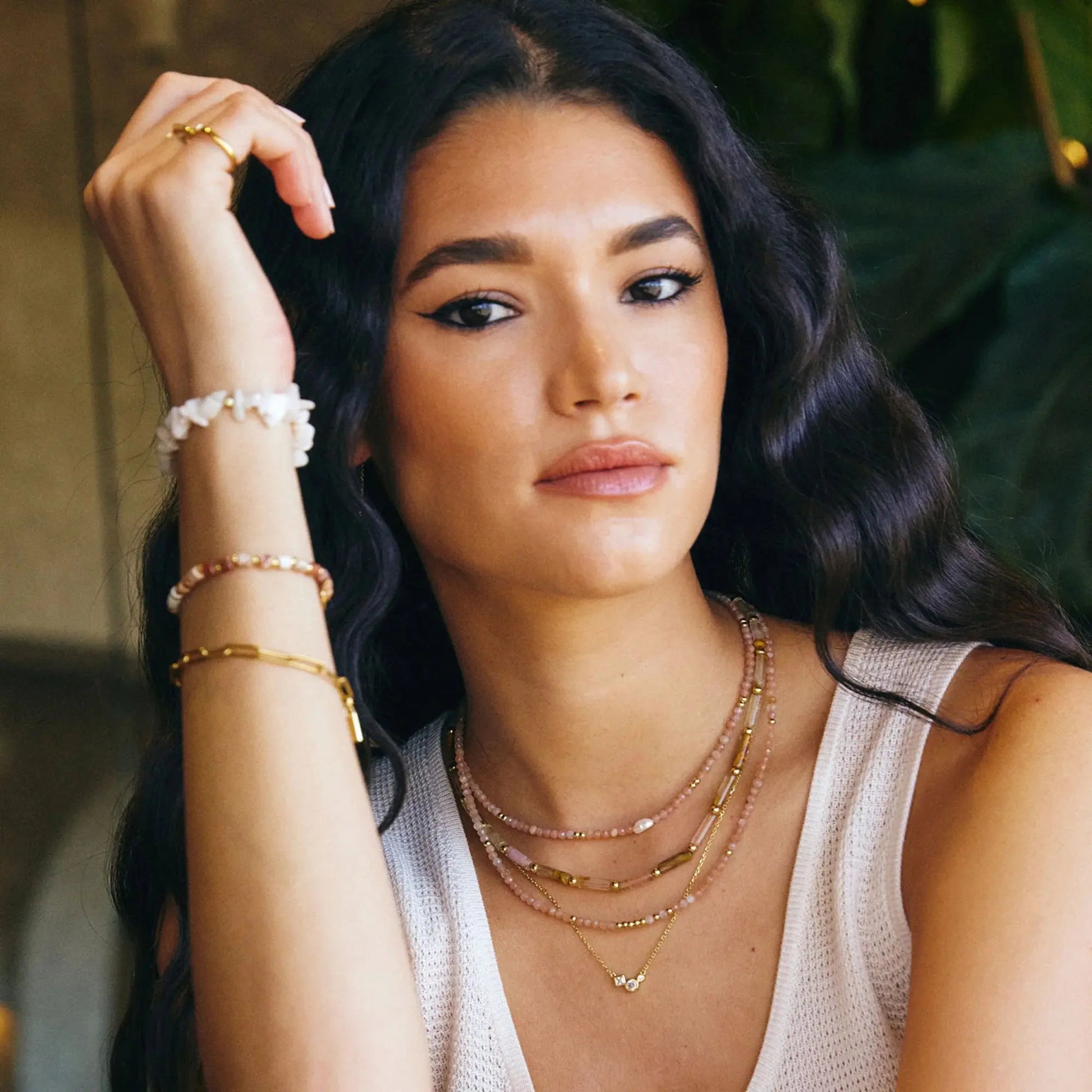 Naomi Gold Necklace Arms of Eve