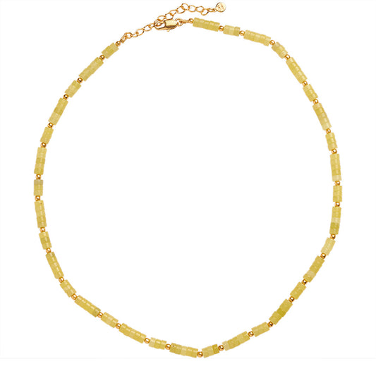 Alaia Necklace - Lemon Jade Carly Paiker