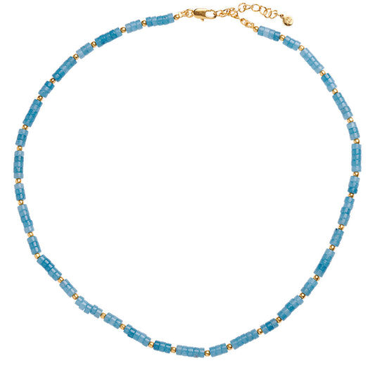 Alaia Necklace - Aquamarine Carly Paiker