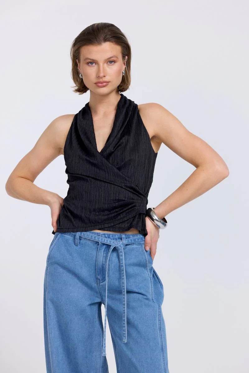 Nostalgia Mesh Top - Black Sovere