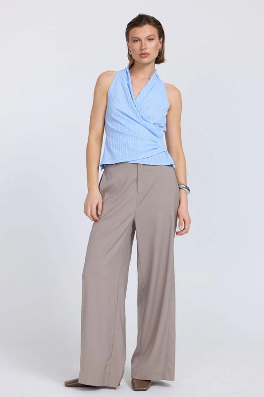 Nostalgia Mesh Top - Sky Sovere