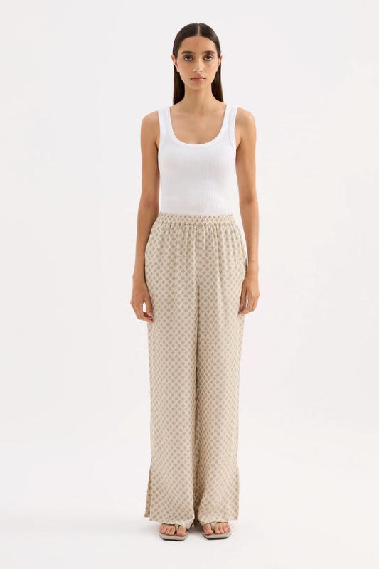 Cosmos Cupro - Pants Nude Lucy