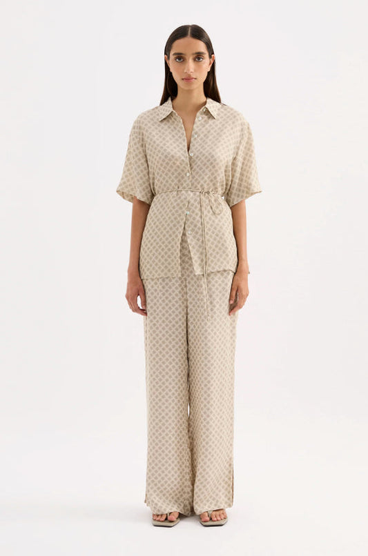 Cosmos Cupro Shirt Nude Lucy