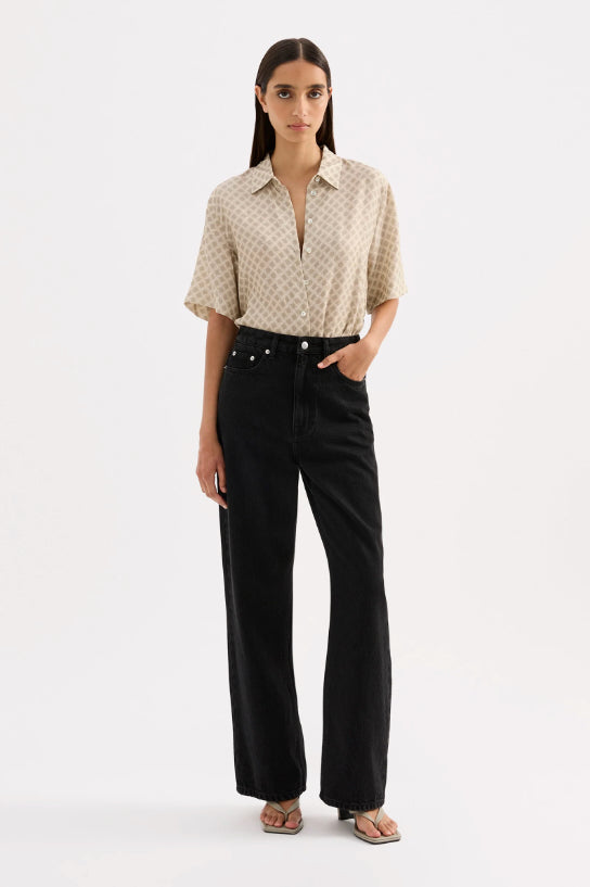 Cosmos Cupro Shirt Nude Lucy