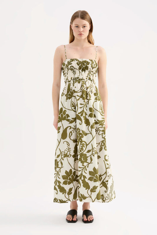 Dahlia Maxi Dress Nude Lucy