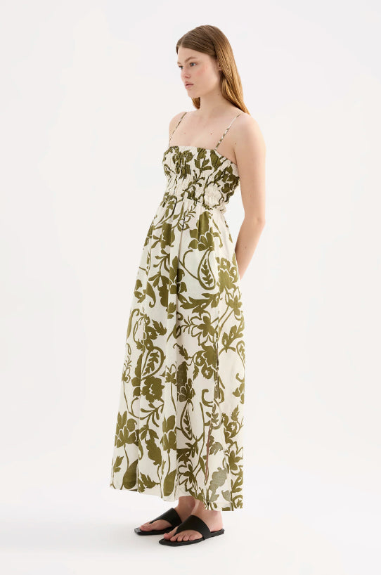 Dahlia Maxi Dress Nude Lucy
