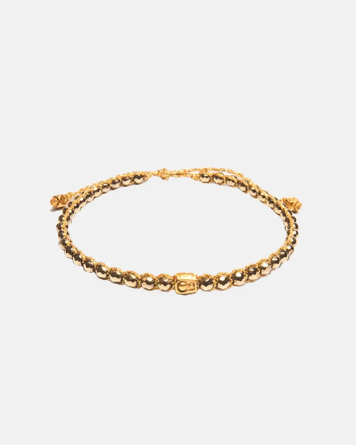 Pyrite Crystal Gemstone Bracelet - Gold (Copy) Nusands