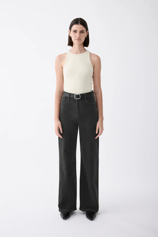 Ellie 32" Super High Rise Wide Jean - Courage Outland Denim