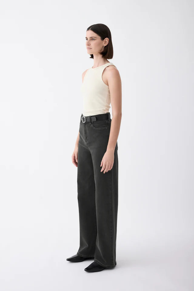 Ellie 32" Super High Rise Wide Jean - Courage Outland Denim