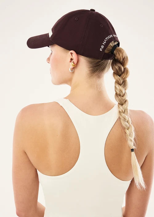 Logo Cap - Dark Plum P.E Nation