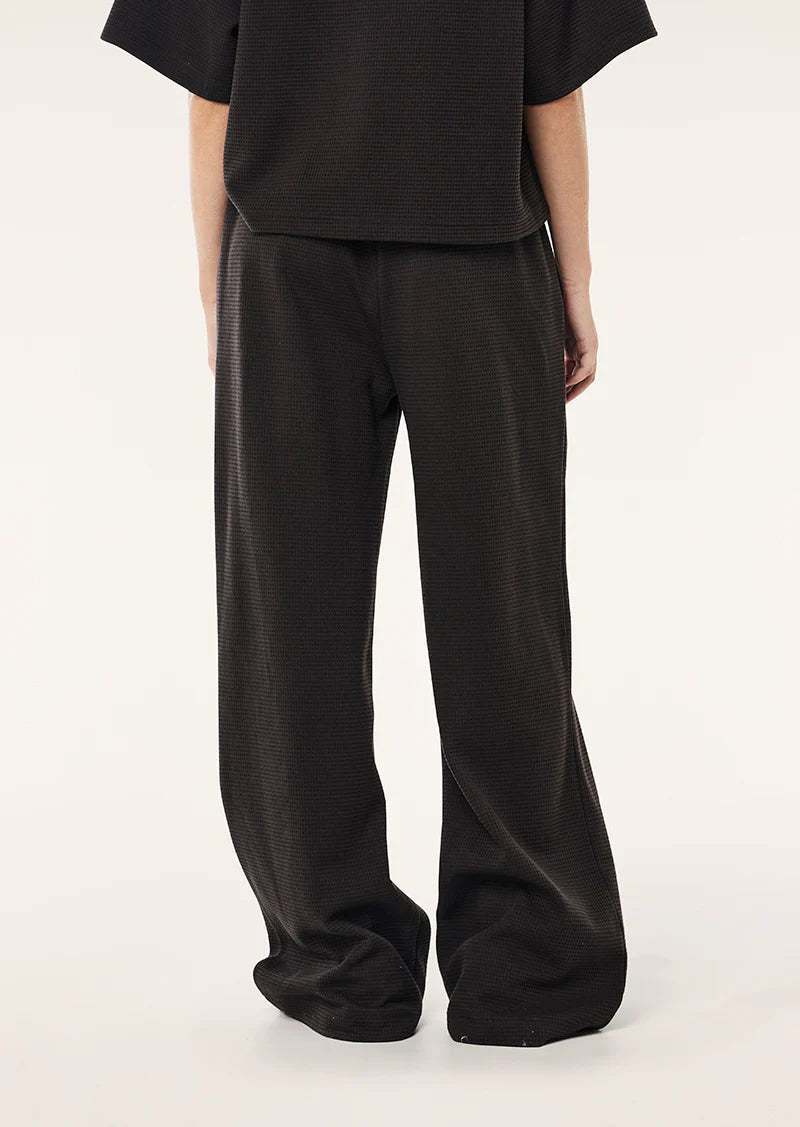 Printemps Waffle Trackpant - Licorice P.E Nation